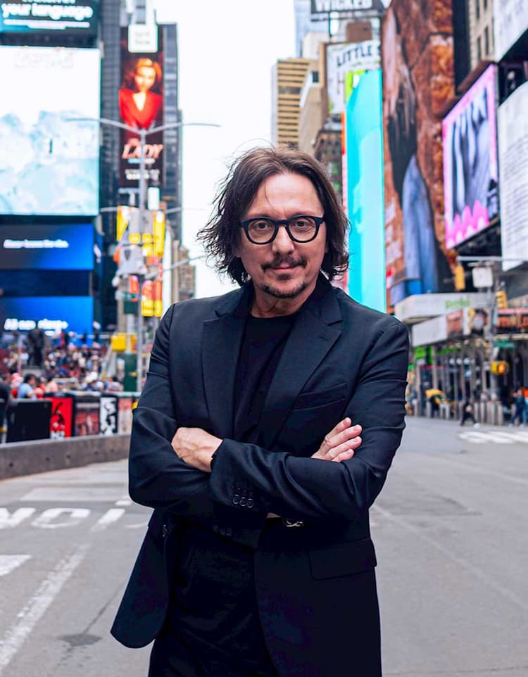 Marco Camisani Calzolari a New York — esperto di Intelligenza Artificiale